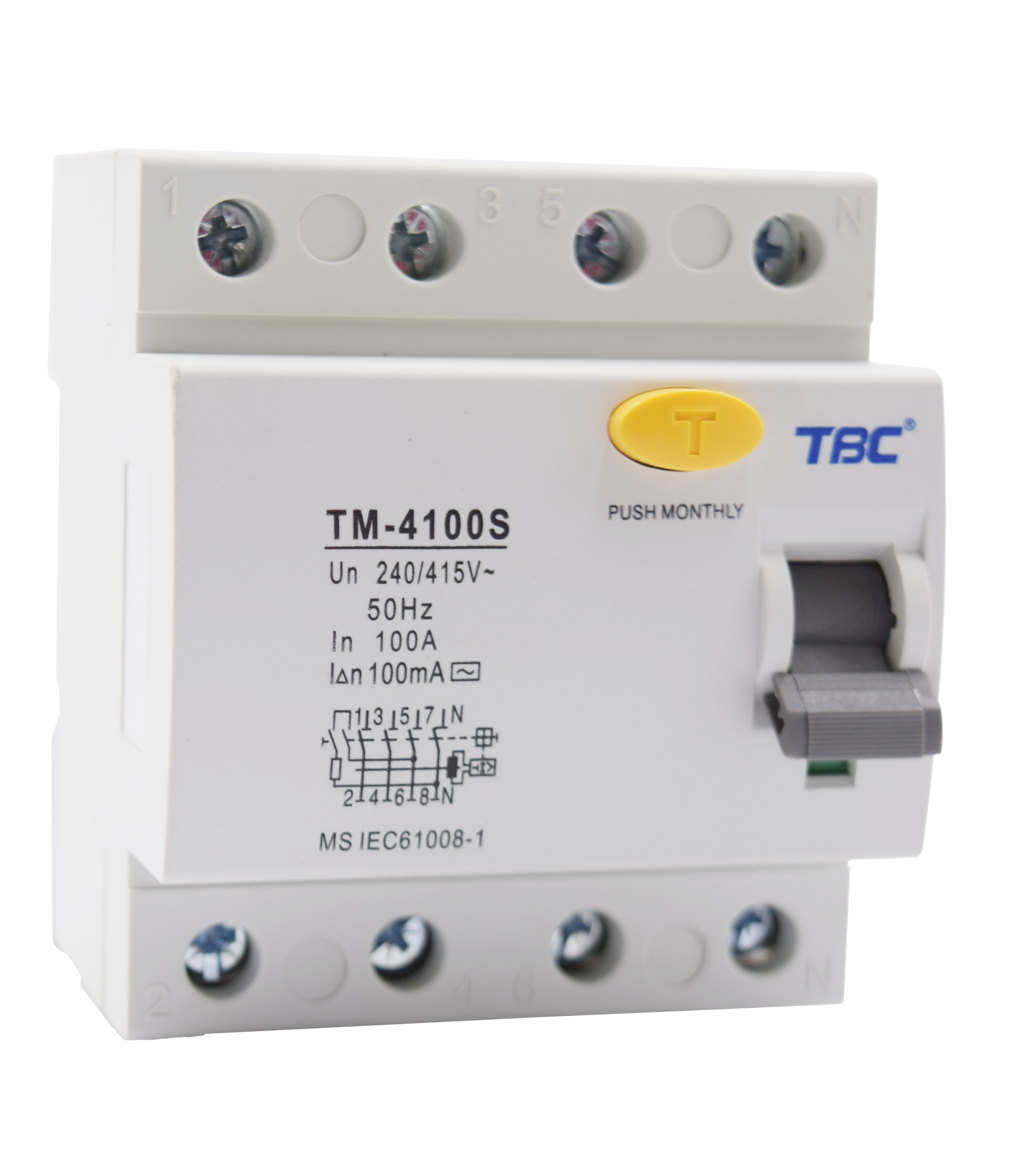 TBC Residual Current Operated Circuit Breaker (RCCB)